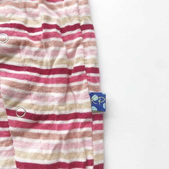 Kickee Pants Girl Forest Strip Footie - Picture 4 of 8